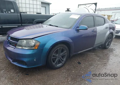 2013 Dodge Avenger Se V6 from USA, damaged, VIN 1C3CDZAG4DN748796